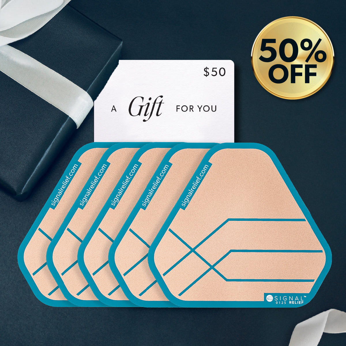 * 5-Pack Signal Relief 4.5" Patch (Save 50%)