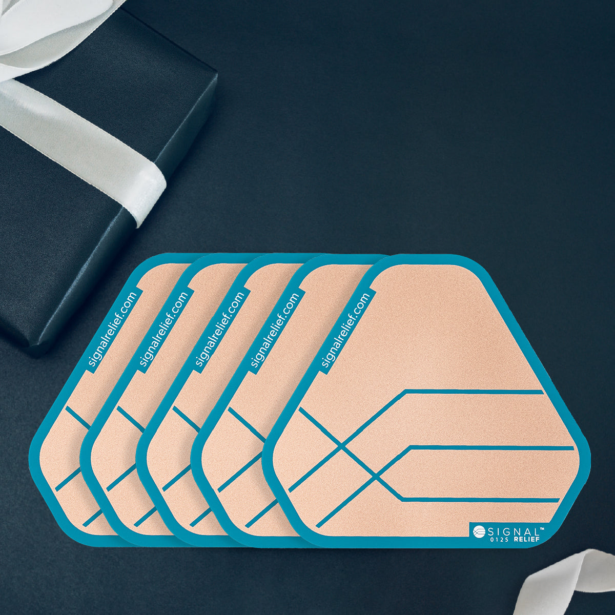 * Paquete de 5 parches de alivio de señal de 4,5" (ahorre un 20%)