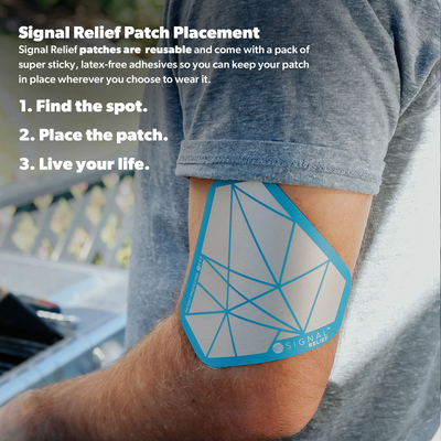 5-Pack Signal Relief 4.5" Patch (Save 45%)